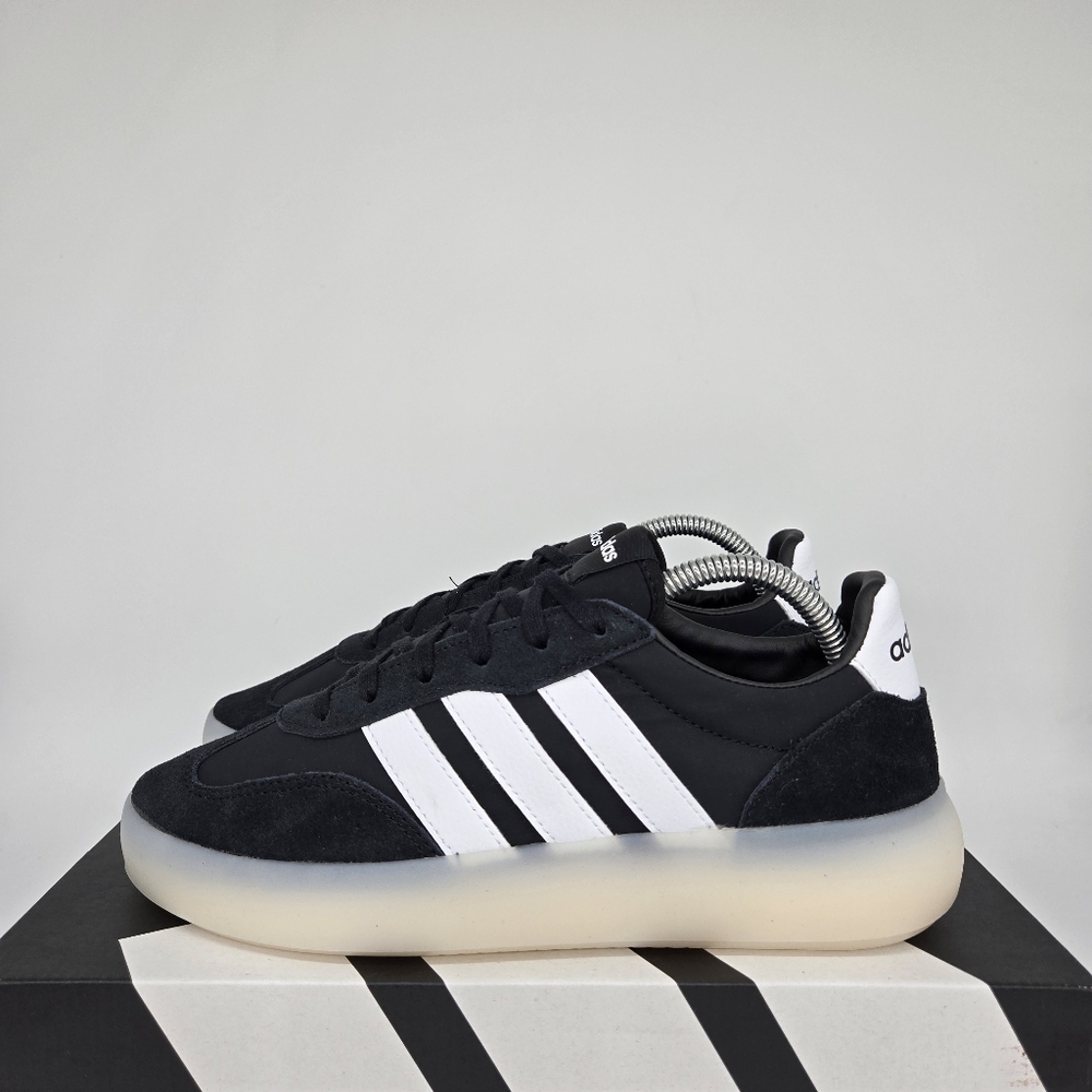 Adidas Women's Black & White Low-Top Sneakers